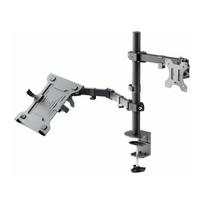 Goobay Uchwyt do monitora z ramieniem for laptop Flex, Black | RB70815 | 4040849708152
