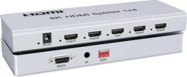 PremiumCord HDMI 2.1 splitter 1-4 porty, 8K@60Hz, 4K@120Hz, 1080p, HDR | khsplit4p | 8592220024079