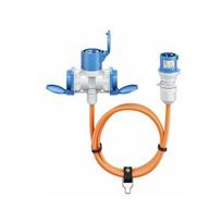 Goobay Kabel adaptera CEE, wtyczka CEE do 1x gniazda CEE i 2x gniazda styku aizsargājošsgo, 10 m - Długość kabla 10 m | 4040849762666 | 4040849762666