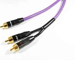 Kabel Melodika RCA (Cinch) - RCA (Cinch) x2 7m fioletowy | 05907609003096 | 05907609003096
