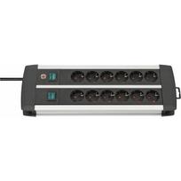Listwa zasilająca Brennenstuhl Premium-Alu-Line 12 gniazd 3 m czarno-srebrna (1391000912) | 1391000912 | 4007123650439
