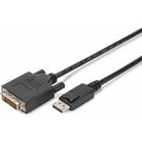 Adapter AV Digitus DisplayPort - DVI-D Black (AK-990900-020-S) | AK-990900-020-S | 4016032451945