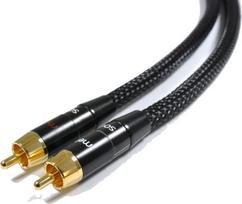 Kabel Melodika RCA (Cinch) x2 - RCA (Cinch) x2 0.75m Black | 5907609005212 | 5907609005212