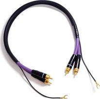 Kabel Melodika RCA (Cinch) x2 - RCA (Cinch) x2 0.75m Black | 5907609006301 | 5907609006301