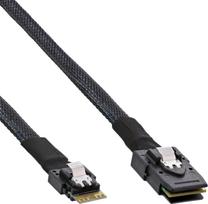 InLine InLine® Slim SAS Kabel, SFF-8654 zu Mini SAS SFF-8087, 12Gb/s, 0.5m | 27645A | 4043718288625