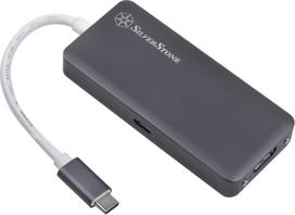 SilverStone SST-EP14C - USB 3.1 Typ-C Gen1 auf HDMI, 3x USB 3.1 Gen 1 Type-A, 1x USB 3.1 Gen 1 Type-C (PD 2.0 charging) | SST-EP14C | 4710007226612