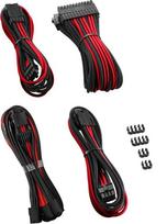 CableMod CableMod PRO ModMesh 12VHPWR Cable Extension Kit - black/red | CM-PCAB-16P3KIT-NKKR-3PK-R-SS | 694365693504