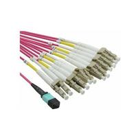 Value VALUE MPO Fanout Kabel 50/125m OM4, MPO/12x LC, fioletowy, 2 m | 7630049611795 | 7630049611795