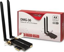 Karta sieciowa Inter-Tech Inter-Tech Wi-Fi6E+ BT5.2 PCIe Adapter | 88888165 | 4260455647755