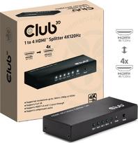 Club 3D Club3D HDMI Splitter 1 wejście -> 4 wyjścia 4K120Hz UHD retail | CSV-1385 | 8719214473198