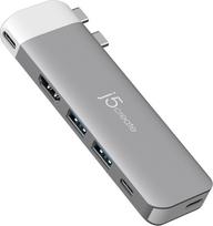 j5create j5create JCD394-N huby i koncentratory 2 x USB 3.2 Gen 2 (3.1 Gen 2) Type-C 5000Mbit/s Gray, White | JCD394-N | 4712795087314