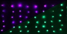 Lampki choinkowe CORTINA LAMPKI CHOINKOWE KURTYNA ŚWIETLNA ZEW/WEW 240 LED 600X60CM Z PILOTEM RGB | 231923 | 8721037231923