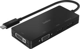 Belkin AVC003BTBK USB-C na HDMI, VGA, DisplayPort, DVI (AVC003btBK) | AVC003btBK | 0745883799084
