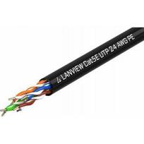 Lanview Lanview LVN122149 kabel sieciowy Black 305 m Cat5e U/UTP (UTP) | LVN122149 | 5704174931690