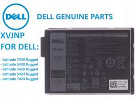 Dell 53.5Wh 3-cell Lithium-Ion battery for Latitude laptops | XVJNP | 5715063514313
