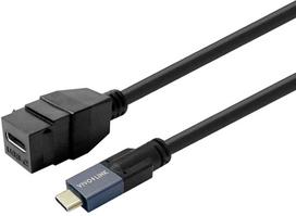 Kabel USB VivoLink USB-C male to female 1m  USB3.2 Supports 20Gbps data | PROKEYUSBCFM2B | 5715063745342