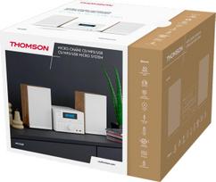 Wieża Thomson Thomson Mini Wieża COSY Bluetooth Bass Boost CD Radio FM 50W Biała | MIC121BT | 3499550389081