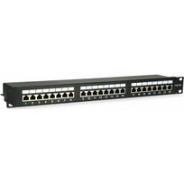 Equip Equip Patchpanel 24x RJ45 Cat5e 19" FTP 1HE      Black | 327425 | 4015867207451