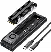 Kieszeń Graugear GRAUGEAR externe Docking M.2 NVMe/NGFF SSD mit Lüfter 20Gbit | G-M205-20G-F | 4260746551006
