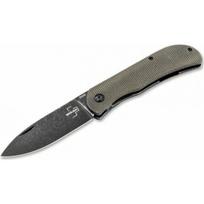 TOGO Bker Plus Exskelibur II Framelock Micarta knife | 01BO367 | 4045011238277