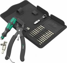 Wera KRAFTFORM KOMPAKT SET 9532 WITH RIVETER FOR CHAIN, 20 PCS (1 SET) | 05136042001 | 4013288229571