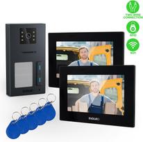 EVOLVEO DoorPhone AP2-2 drátový videotelefon pro dva byty s aplikací, černá | DPAP2-B | 8595683204866