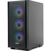 Zenpc Flow PC Case, Tempered Glass, Black | ZEN.FL.05.BK | 5904569414689