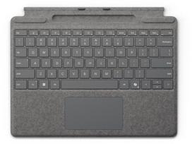 Microsoft Surface Pro Keyboard with Pen Storage Platinum | 8XA-00242 | 0196388357765