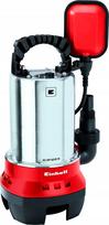 Einhell dirty water pump GC-DP 6315 N, submersible / pressure pump (red/stainless steel, 630 watts) | 4170491 | 4006825587234