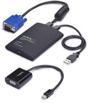 StarTech Mobiler  Crash-Cart-Adapter USB-VGA-Mini DisplayPort KVM-Konsole Dateiubertragung-Videoaufzeichnung TAA | NOTECONS02-VGA-MDP | 0065030922401