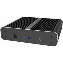 Akasa Euler CTX PC Case, Fanless Mini-Case, Thin-Mini-ITX - Black | GEAK-171 | 4710679553429