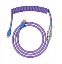 Kabel USB Glorious USB-A - USB-C 1.4 m Purple (GLO-KB-ACC-CBL-COIL-NEB) | GLO-KB-ACC-CBL-COIL-NEB | 810069978987