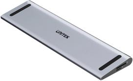 Unitek KVM with stand function | 2x HDMI 4K@60Hz | 1 x DP 4K@30Hz | USB-C | PD 100W | D1106AGY01 | 4894160058553