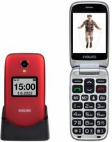 Evolveo EVOLVEO EasyPhone FS, vyklápěcí mobilní telefon 2.8" pro seniory s nabíjecím stojánkem (červená barva) | EP-771-FSR | 8595683204064