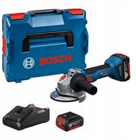 Bosch Powertools Akku-Winkelschleifer GWS 18V-8 Professional, 18Volt (blau/Black, 2x Li-Ionen Akku 5,0Ah, in L-BOXX) | 4053423323825 | 4053423323825
