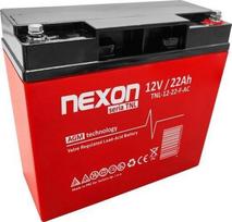 Akumulator żelowy Nexon AGM 12V 22Ah Long Life (12l) - głębokiego rozładowania i pracy cyklicznej | TNL-12-22-F-AC | 5908455040440
