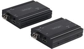 StarTech 4K HDMI USB LWL Extender - bis zu 300m MultiMode - 2x 10G MMF SFP+ Modul - KVM Extension Kit TX/RX | SV565FXHD4KU | 0065030887694