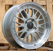 Ratlankis RACINGLINE A1025 R16x7.5 4x100 ET 20 CB 57.1 (Silver Polished Lip) (550 kg)