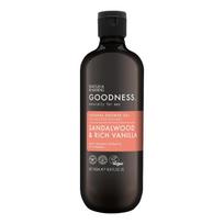 BAYLIS & HARDING GOODNESS SANDALWOOD & RICH VANILLA vyrų dušo želė, 500 ml