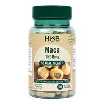 H&B MACA 1500 MG, 90 kapsulių