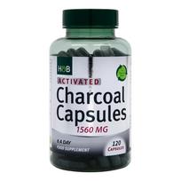 H&B Aktyvuota anglis 1560 MG, 120 kapsulių