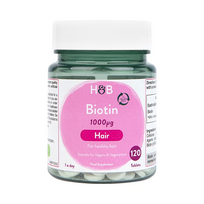 H&B biotinas 1000 µg, 120 tablečių