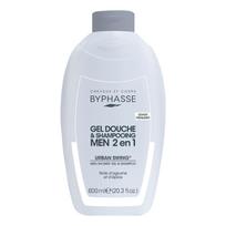 BYPHASSE URBAN SWING dušo želė ir plaukų šampūnas vyrams, 600 ml