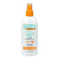 CLINIANS LATTE PROTETTIVO BIMBI SPF50 apsauginis vaikų kūno purškiklis nuo saulės, 150 ml
