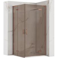 Dušo kabina Rea Hugo Double 90x90 Brush Copper