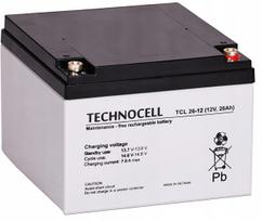 TCL26-12 TECHNOCELL Akumulator AGM 12V 26Ah | TCL26-12 | 5902367817800