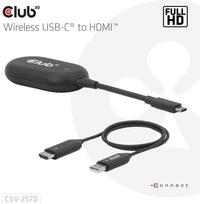 Adapter AV CLUB3D CSV-2570 huby i koncentratory USB Type-C | CSV-2570 | 8719214473631