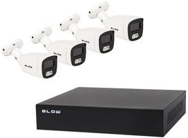 Blow Zestaw monitoringu PoE BLOW 4x5MP 1TB BL-KI5B4/PoE/1TB 4x kamery tubowe 5MP dysk HDD1TB | 5900804144458 | 5900804144458