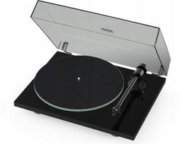 Pro-Ject Audio Systems Pro-Ject T1 EVO Phono Turntable, Piano Black | T1EVOPHB | 9120129864770