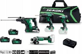 Hikoki HIKOKI.KIT 18V KC18DEWHZ (DS18DE+WH18DC+G18DBL+DH18DBL) 3x5.0Ah BAG | KC18DEWHZ | 4966376406197